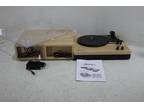 LP&No.1 LPSC-008 Bluetooth Vinyl Record Player w External Speakers 3 Speed