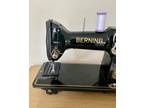 Vintage Bernina KL 117 Sewing Machine, Knee Bar, Bobbins, & Motor
