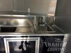 New 2024 8.5x12 Enclosed Custom Concession Mobile Kitchen Food Vending Trailer