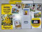 New Sealed FUJIFILM Instax Mini Link Smartphone Printer POKEMON Ed PiKachu Case