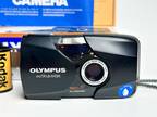 Olympus Stylus Epic 35mm P&S Film Camera F2.8 MJU Bundle - Fully Tested -