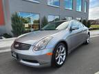 2004 Infiniti G35 G35 Coupe 2D Gray, Low Miles