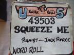 US 43503 Squeeze Me pianist Jack Pierce box 6
