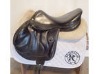 16.5" Devoucoux Chiberta Monoflap Saddle - Full Buffalo - 1999 - 0A Flaps - 4.5"
