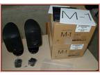 Bowers & Wilkins B&W M-1 Satellite Speakers Matte Black Pair Excellent