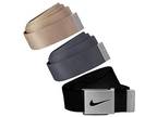 Nike Golf Men's 3 in 1 Web Pack Belts, One Size Fits Most - Select Colors