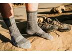 Men heavy duty PRIME Merino Wool Socks 4 Pack for winter ski & trailing