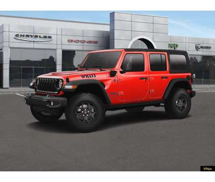 2024 Jeep Wrangler 4xe Willys is a Red 2024 Jeep Wrangler Car for Sale in Horsham PA