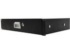 19" 2U Steel Plate DJ Drawer Equipment Cabinet Rack Mount Lockable with