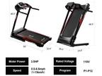 Folding Treadmill for Home Electric 3.5 HP Foldable Running Machine w/Incline