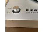 Vintage Philips 212 Electronic Turntable - New power switch, working