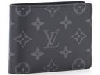 Louis Vuitton Multiple Wallet Monogram Eclipse Canvas Black