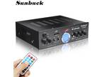 2000W-6800W Bluetooth5.0 Power Amp Car Home 2/4/5 Channel Stereo Audio Amplifier