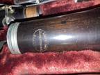 Vintage Evette wood clarinet Sponsored By Buffet Made in France-Serial # K6586