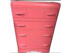 Pink Vintage Dresser