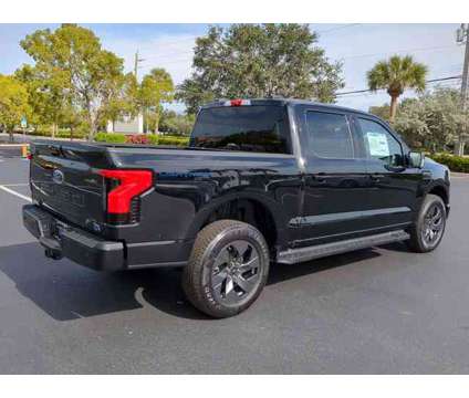 2023 Ford F-150 Lightning XLT is a Black 2023 Ford F-150 Car for Sale in Estero FL