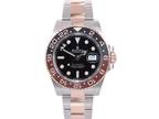2023 PAPER Rolex GMT Master Two Tone Steel Root Beer Rose Gold 126711 CHNR Watch