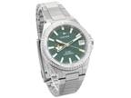 Horage Watch Supersede K2-GMT Green Dial - Inventory 4751 Stainless Steel 40mm