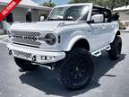 2023 Ford Bronco V6 WHITEOUT BAYSHORE CUSTOM LIFTED LEATHER BRONCO - Plant