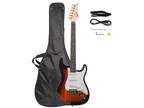 GST Rosewood Fingerboard Electric Guitar with Accessory Set Sunset Color