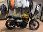 2024 Triumph Scrambler 900 Cosmic Yellow/Graphite Motorcycle for Sale