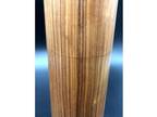 Teak Veneer Cylinder Canister