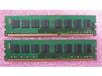 Matched Samsung 16GB (2x8GB) 2Rx8 DDR3 PC3-12800U M378B1G73QH0-CK0 Desktop RAM