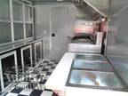 NEW 8.5 X 22 Enclosed Mobile Kitchen Food Vending Concession BBQ Smoker Trailer