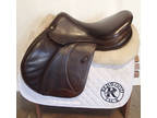 17" Voltaire Palm Beach Saddle - Full Buffalo - 2013 - 2A Flaps - 4.75" dot to