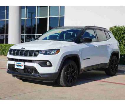 2024NewJeepNewCompassNew4x4 is a White 2024 Jeep Compass Latitude SUV in Lewisville TX