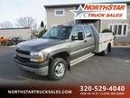 2002 Chevrolet 3500 4x4 Extended Cab Flatbed Truck - St Cloud, MN