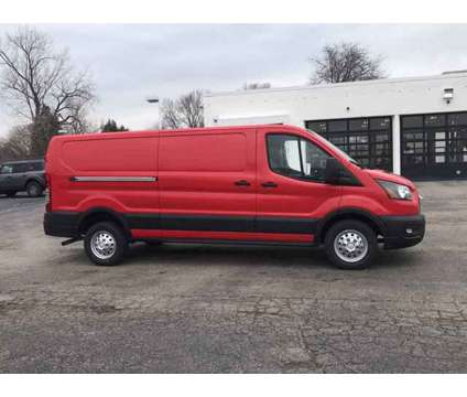 2023 Ford Transit Cargo Van is a Red 2023 Ford Transit Van in Glenview IL