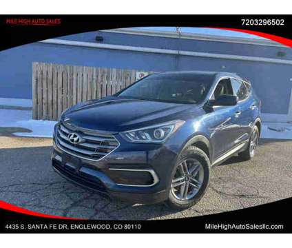2017 Hyundai Santa Fe Sport for sale is a Blue 2017 Hyundai Santa Fe Sport Car for Sale in Englewood CO