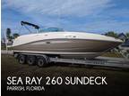 2008 Sea Ray 260 Sundeck Boat for Sale