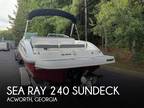 Sea Ray 240 Sundeck Deck Boats 2012