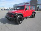 2016 Jeep Wrangler Unlimited Red, 78K miles