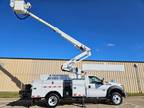 2013 Ford F550 6.7 4X4 AT40M MATERIAL HANDLER BUCKET TRUCK ALEC AT40M 45FT 4X4