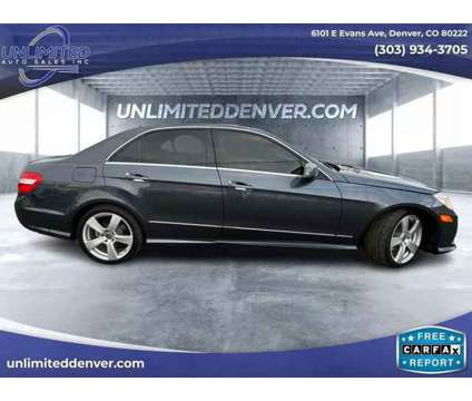 2011 Mercedes-Benz E-Class for sale is a Grey 2011 Mercedes-Benz E Class Car for Sale in Denver CO