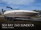 2008 Sea Ray 260 Sundeck Boat for Sale