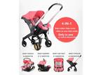 4 in 1 infant car seat stroller combo for newborn, Light Weight for Travel!