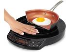 NUWAVE Gold Precision Induction Cooktop Portable Powerful with Large 8”