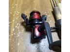 Lot Of Ice Fishing Combo Pole Rod & Reel As Pictured