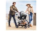 Pink Stroller Car Seat Combo Kid's Travel Walk Infant Safety Child Reversible