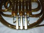 KING CLEVELAND FRENCH HORN - SINGLE in F & Bb? - for PARTS or REPAIR