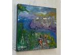 Abstract, Landscape, Original Oil Painting
