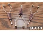 Ceramic Tip Fly Tying Bobbins Set of 3 Wood Handle Bobbin FF178