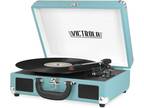 Victrola Vintage 3-Speed Bluetooth Suitcase Record Player with Built-in Speakers