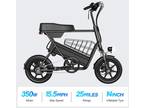 Electric Bicycle Adult Mountain Bike 350W 36V Pedal Assist 14" UL 2849 Certified