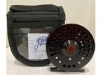 Abel TR 2 Fly Fishing Reel w/ Abel Pouch. Made in USA