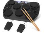 Pyle Electronic Tabletop Drum Machine - Digital Drumming Kit